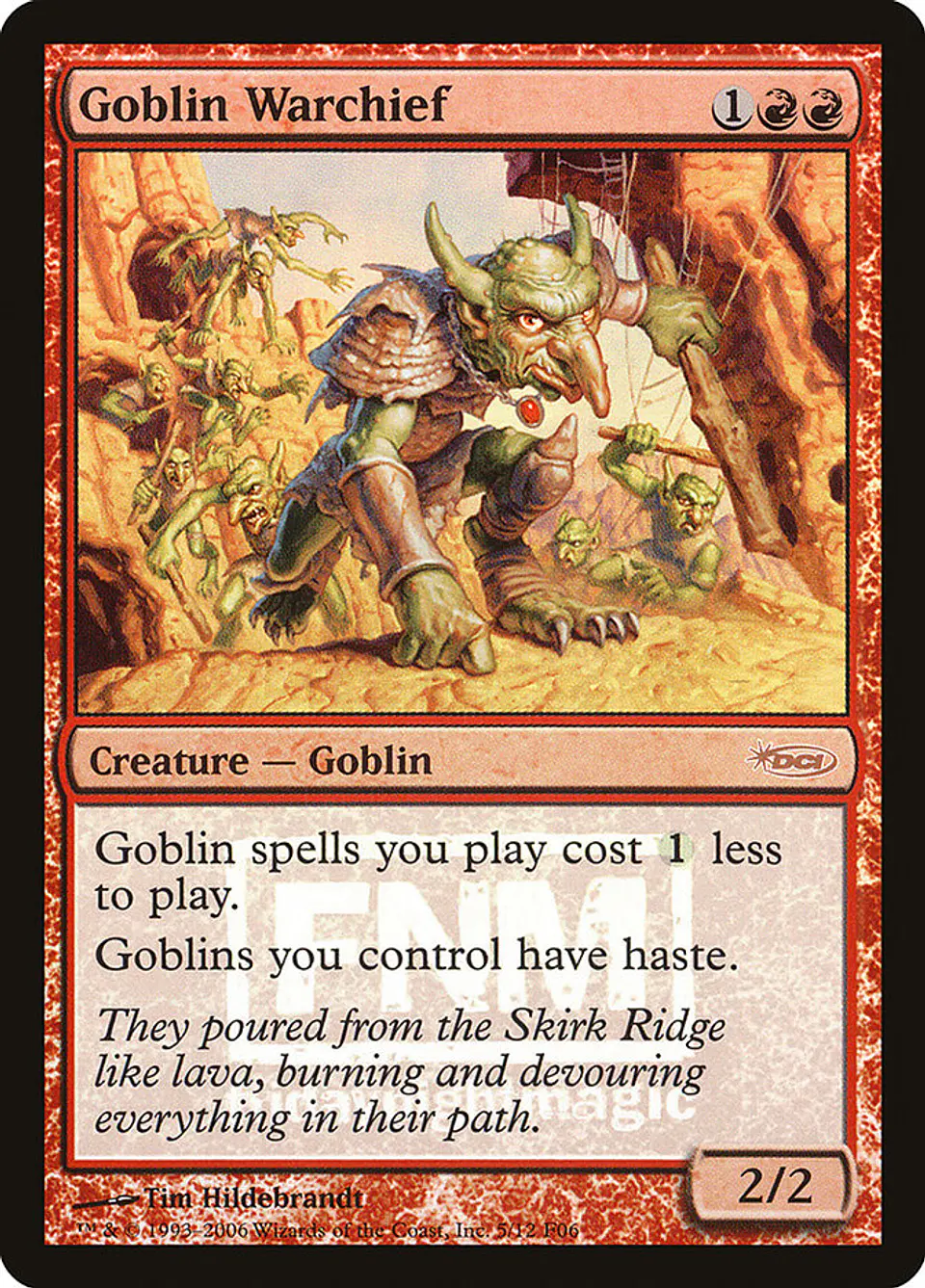 Goblin Warchief (foil) | Inglés | NM | F06 1