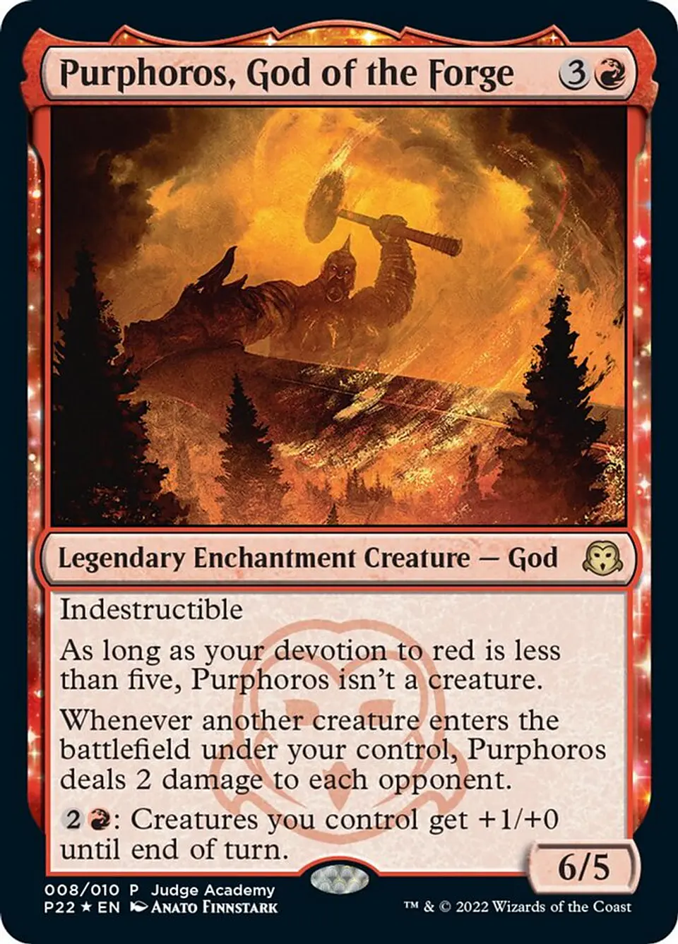 Purphoros, God of the Forge (foil) | Inglés | NM | P22 1