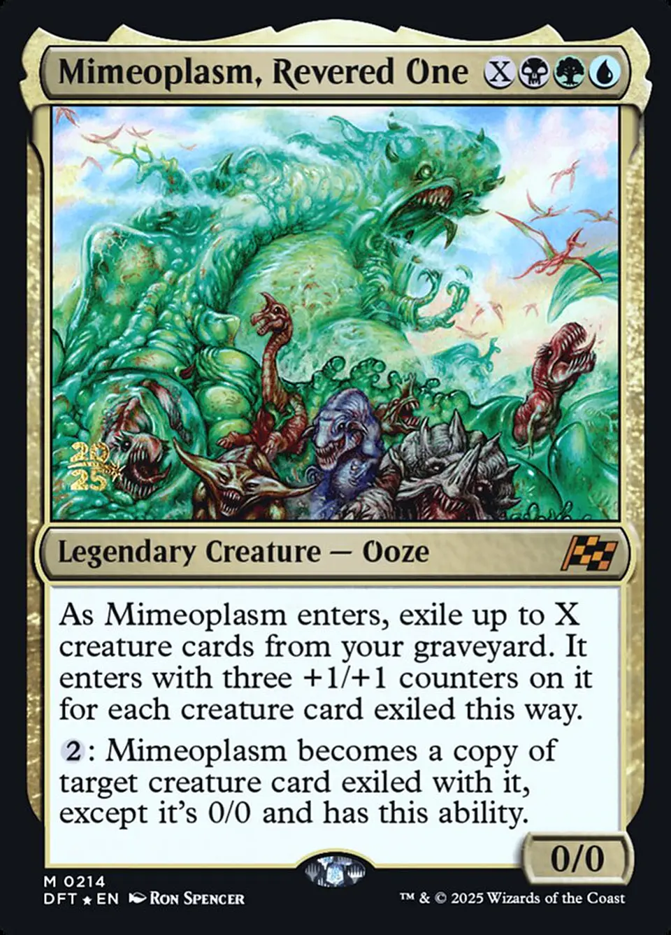Mimeoplasm, Revered One (Launch foil) | Español | NM | PDFT 1