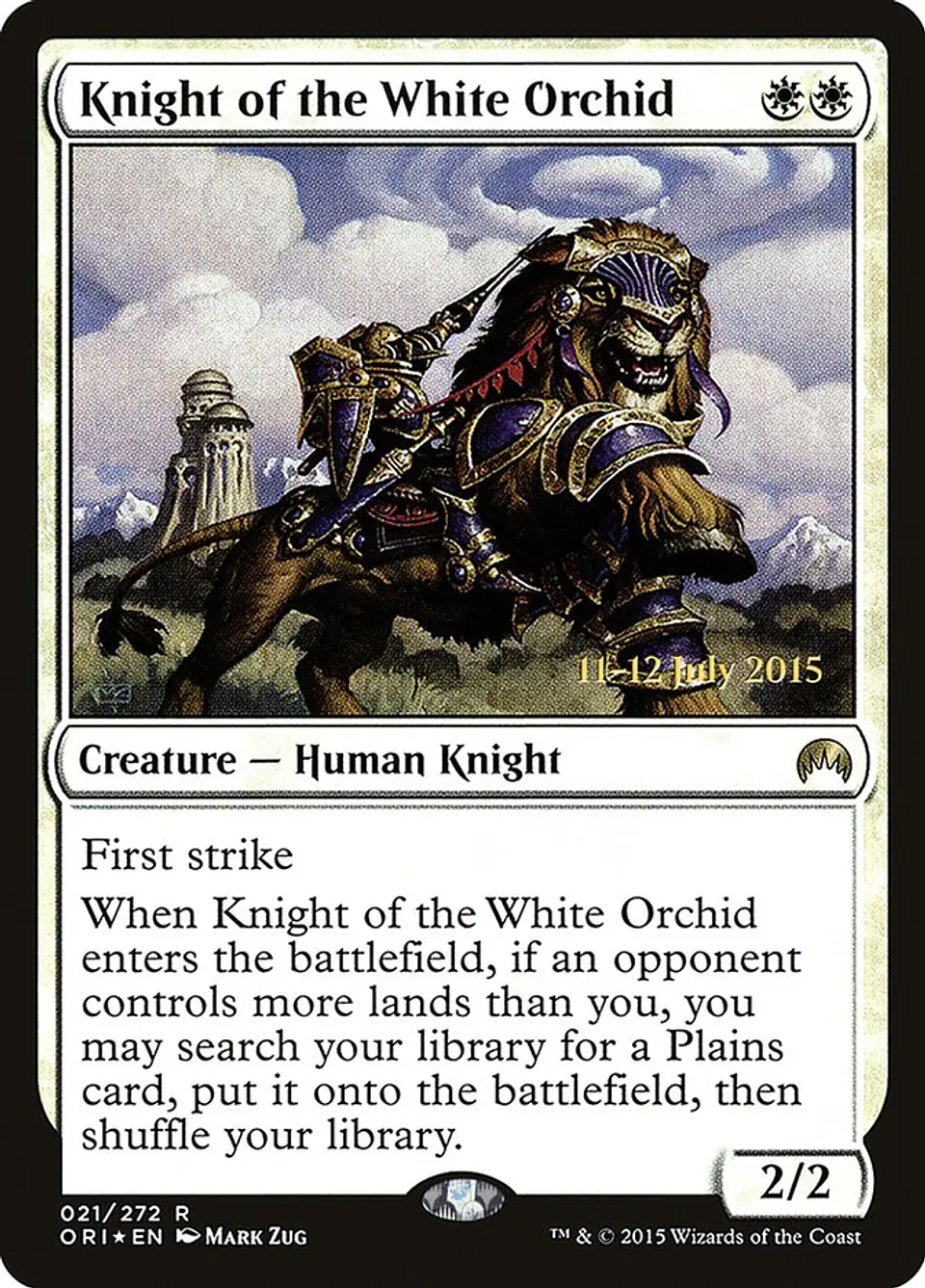 Knight of the White Orchid (Launch foil) | Español | NM | PORI 1