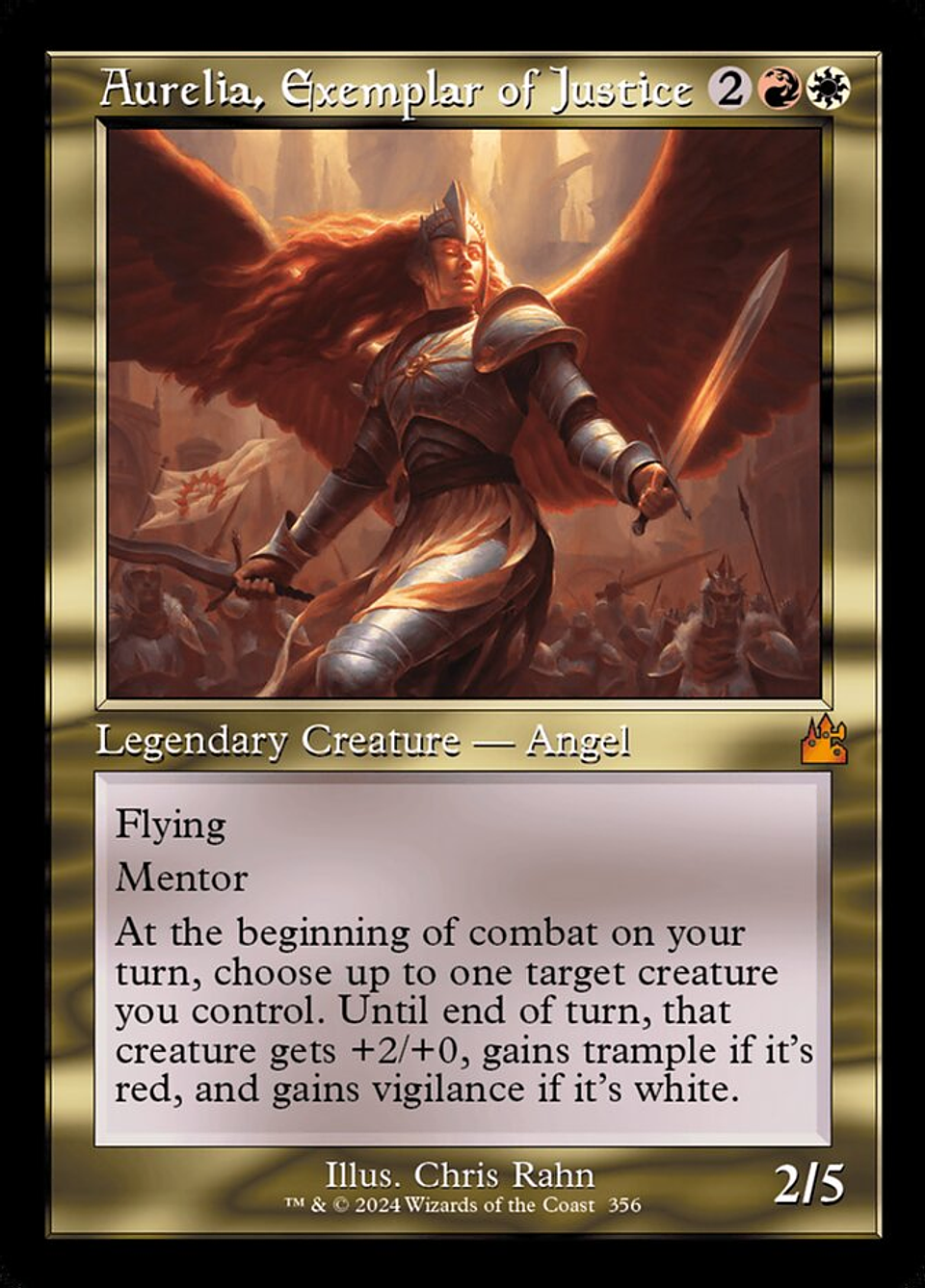 Aurelia, Exemplar of Justice (Retro Frame) | Inglés | NM | RVR 1
