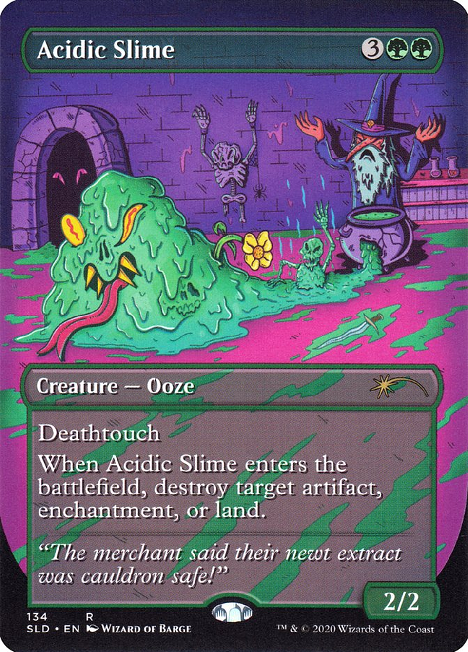 Acidic Slime (Borderless) | Inglés | NM | SLD 1