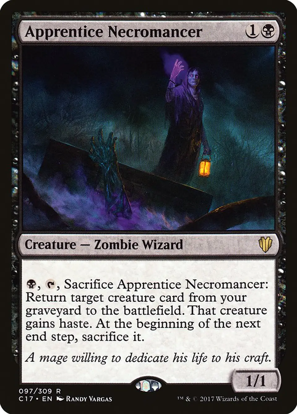 Apprentice Necromancer | Inglés | EX | C17 1