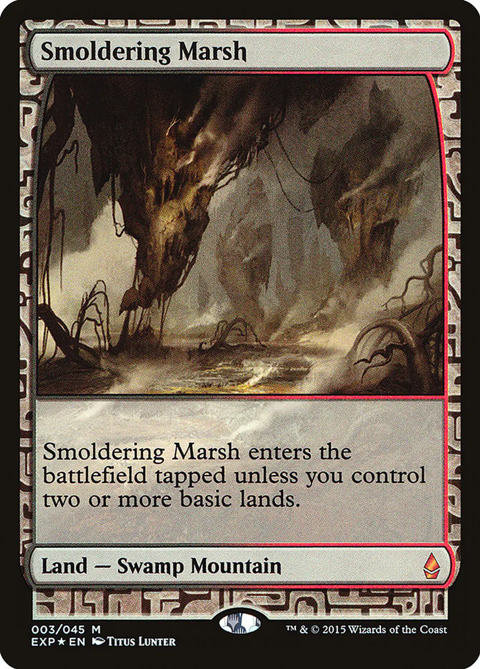 Smoldering Marsh (foil) | Español | NM | EXP 1