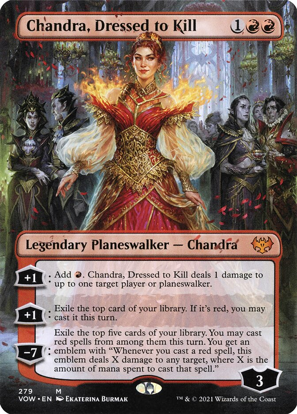 Chandra, Dressed to Kill (Borderless) | Español | NM | VOW 1