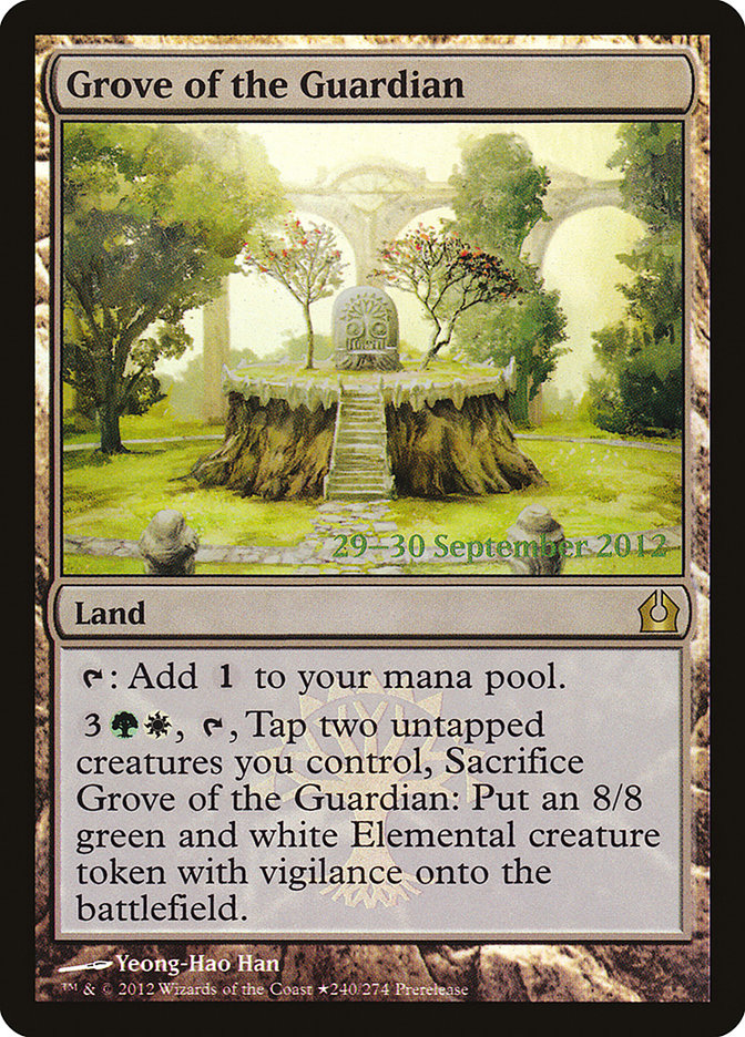 Grove of the Guardian (Launch foil) | Español | NM | PRTR 1