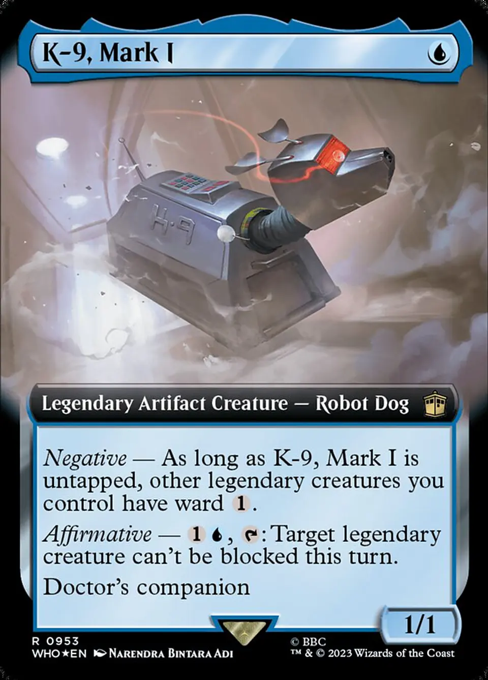 K-9, Mark I (Extended Art foil) | Inglés | NM | WHO 1