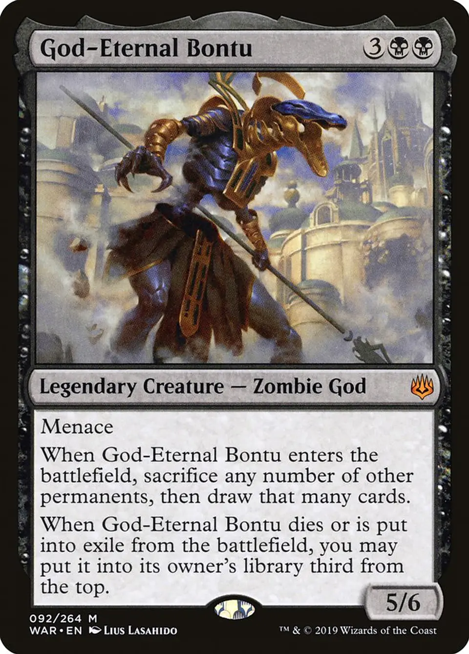 God-Eternal Bontu | Español | NM | WAR 1