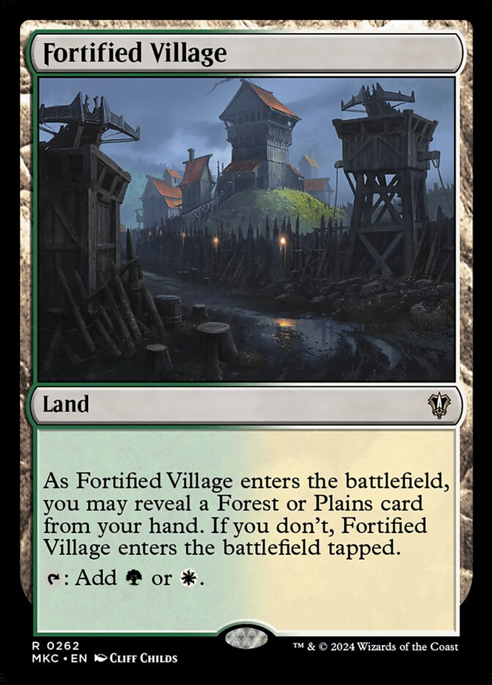 Fortified Village | Inglés | NM | MKC 1