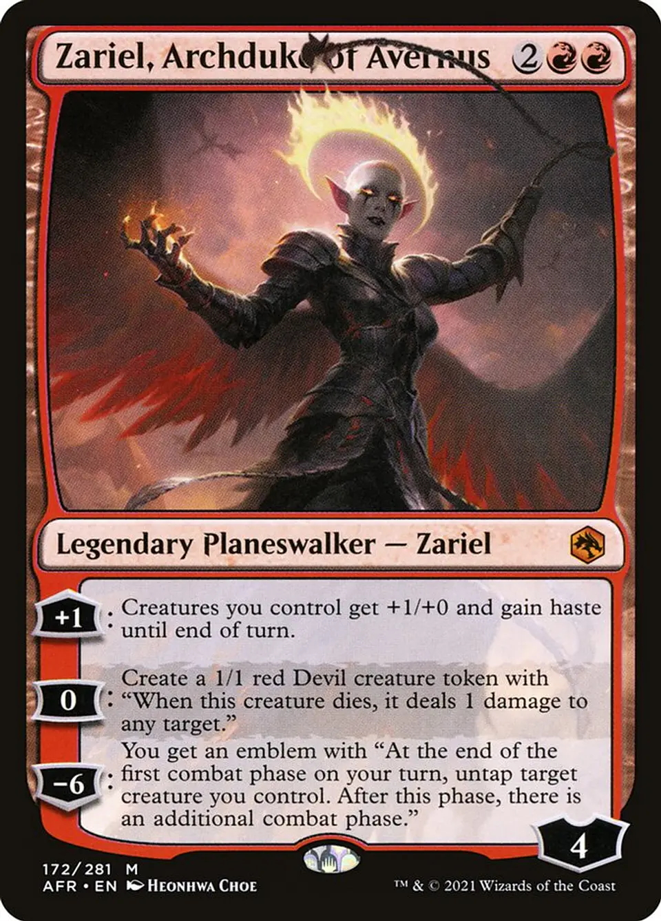 Zariel, Archduke of Avernus | Inglés | NM | AFR 1