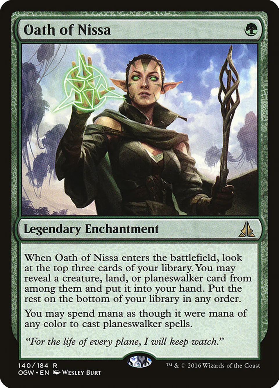 Oath of Nissa | Inglés | NM | OGW 1