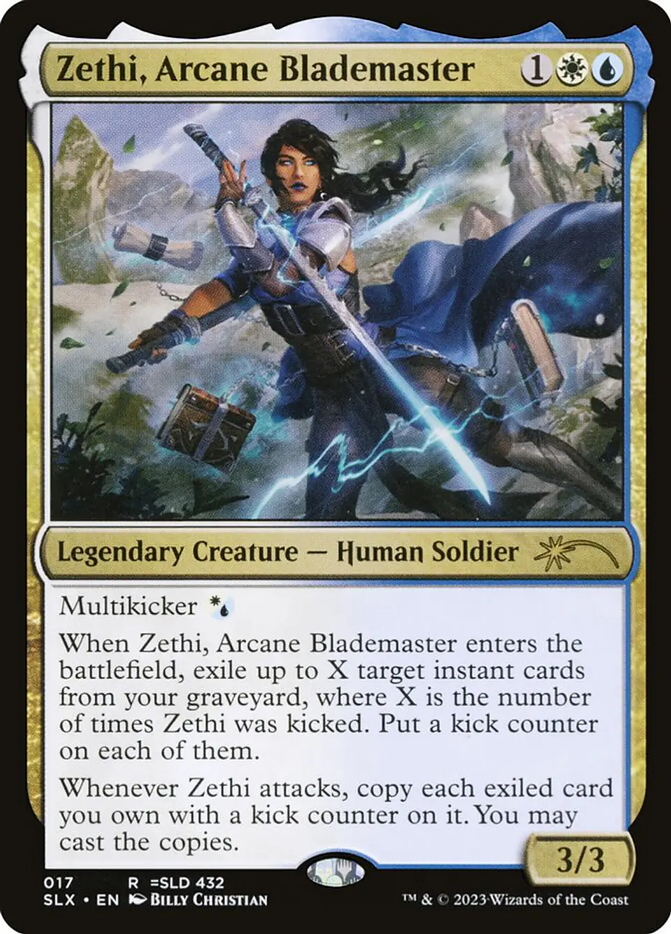 Zethi, Arcane Blademaster | Inglés | NM | SLX 1