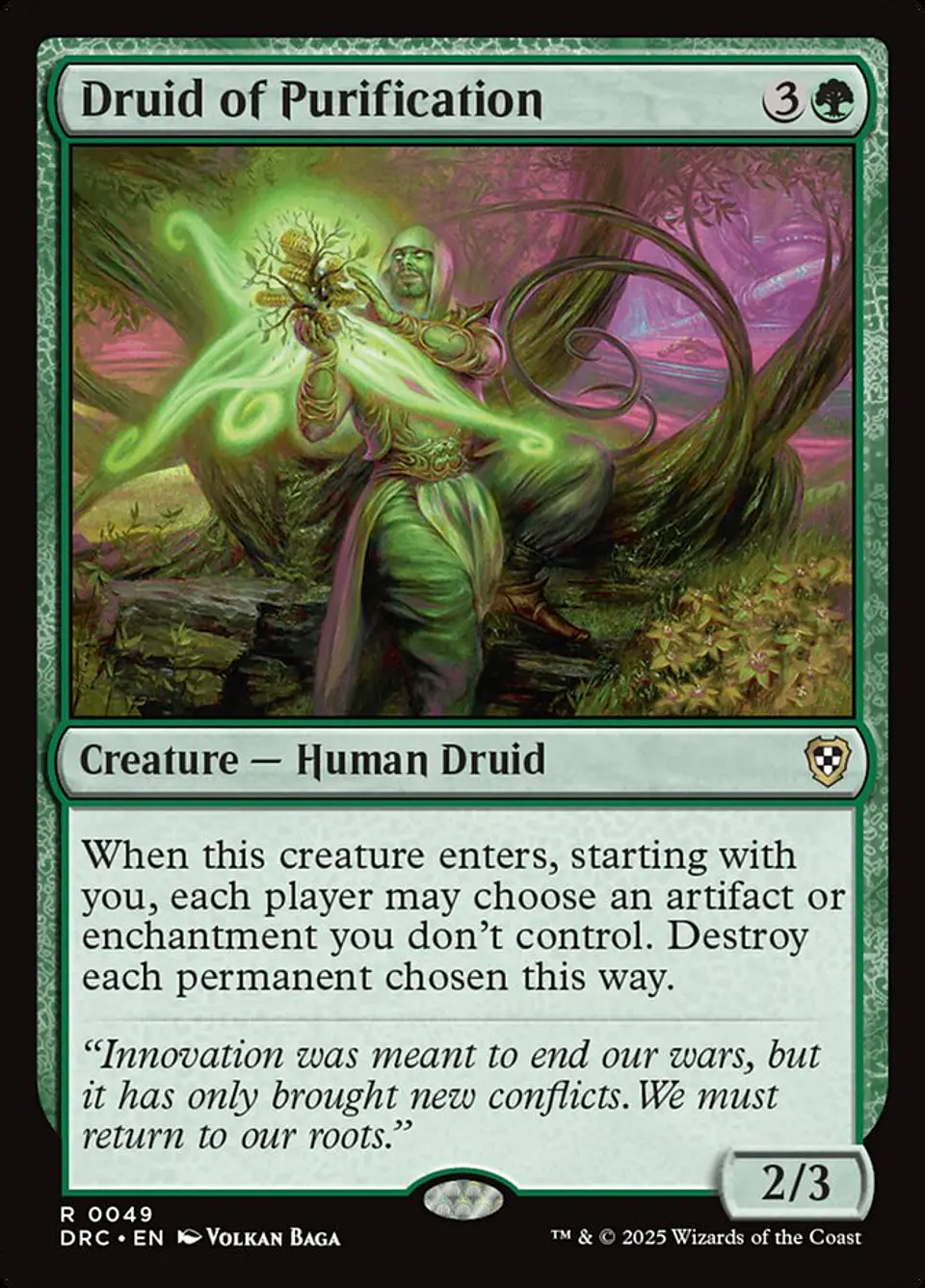 Druid of Purification | Inglés | NM | DRC 1