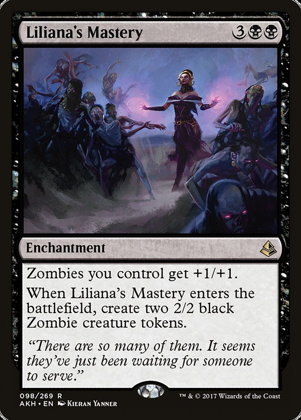 Liliana's Mastery (foil) | Español | NM | AKH 1