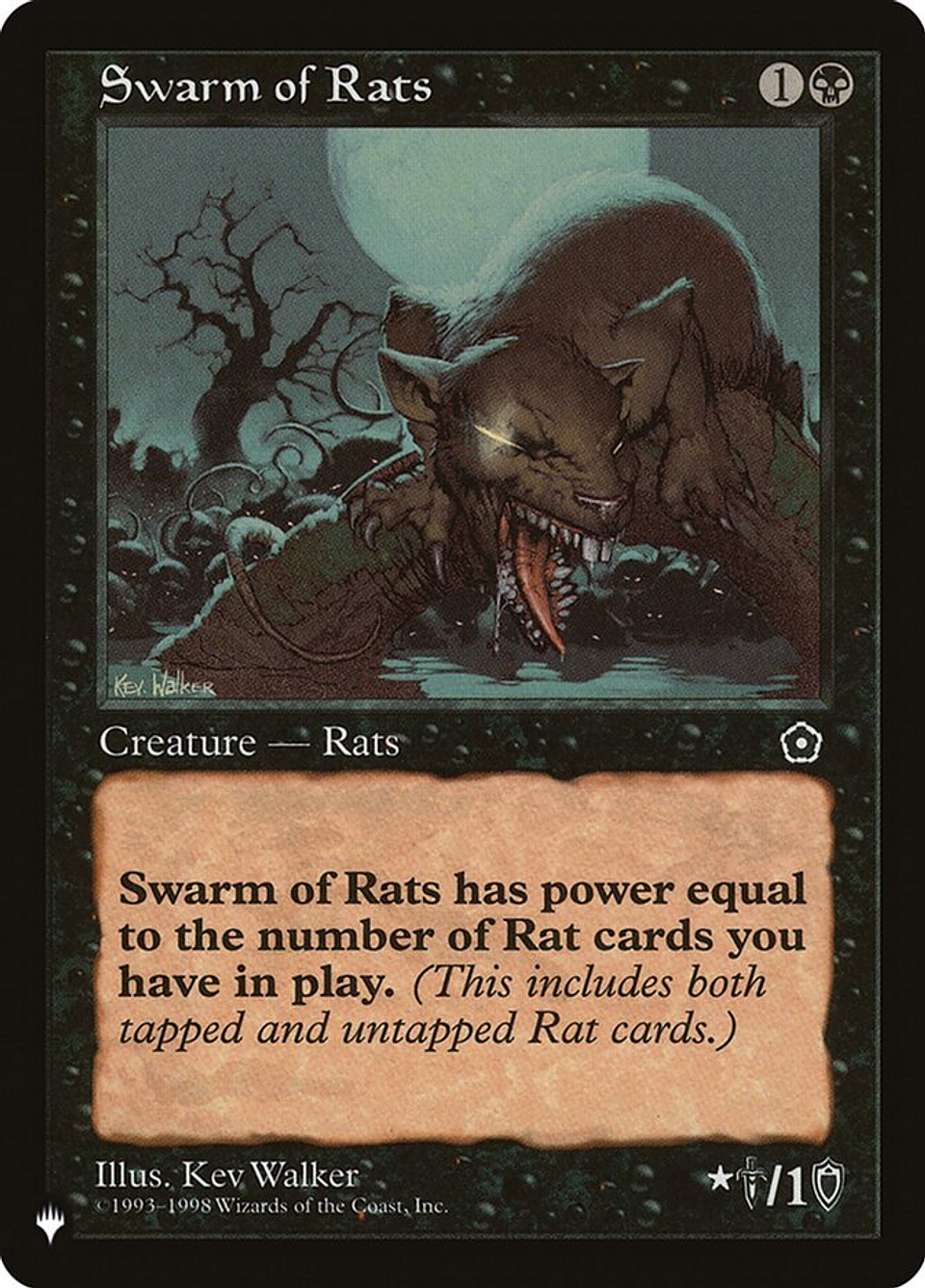 Swarm of Rats (Retro Frame) | Inglés | NM | PLST 1