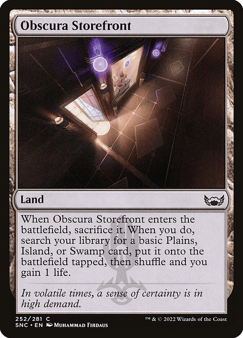 Obscura Storefront | Inglés | NM | SNC