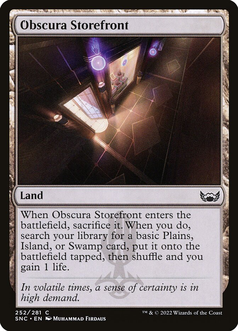 Obscura Storefront | Inglés | NM | SNC 1