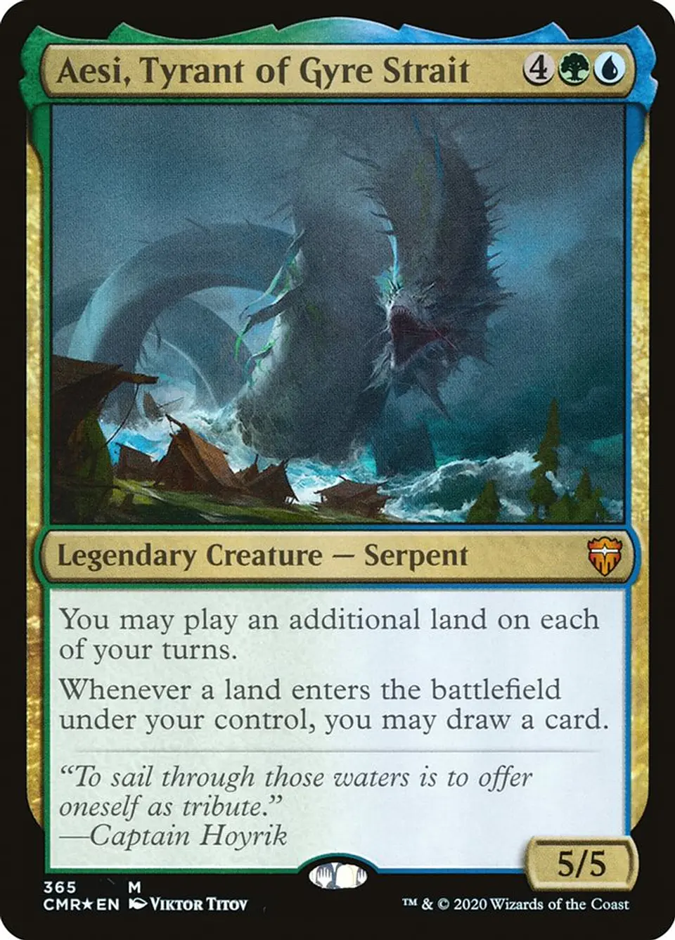 Aesi, Tyrant of Gyre Strait (foil) | Inglés | NM | CMR 1