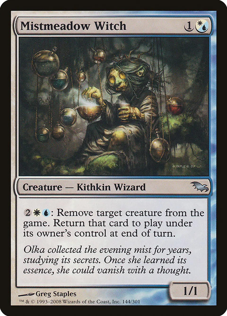 Mistmeadow Witch (foil) | Inglés | NM | SHM 1