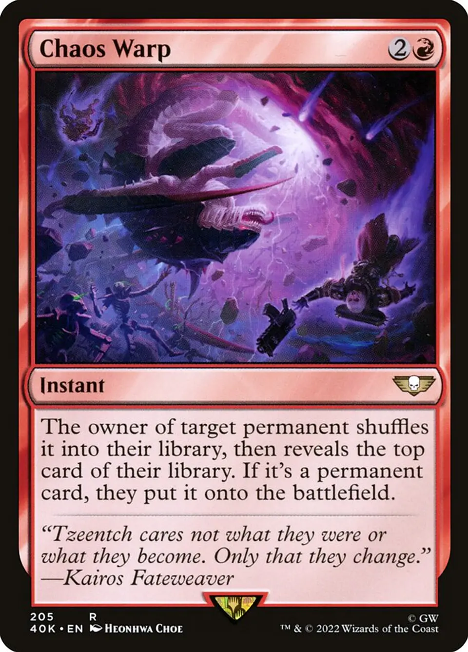 Chaos Warp | Inglés | NM | 40K 1