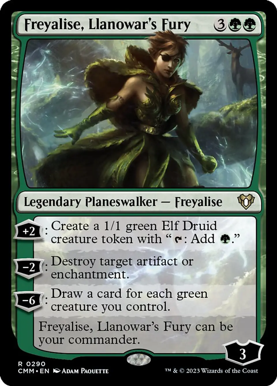 Freyalise, Llanowar's Fury | Inglés | NM | CMM 1