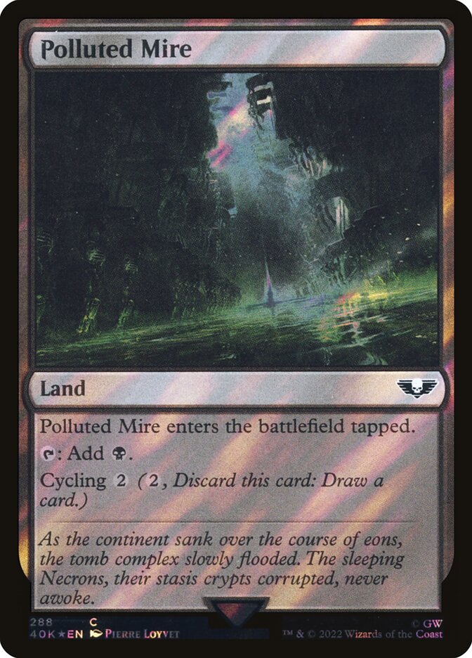 Polluted Mire (Surge Foil foil) | Inglés | NM | 40K