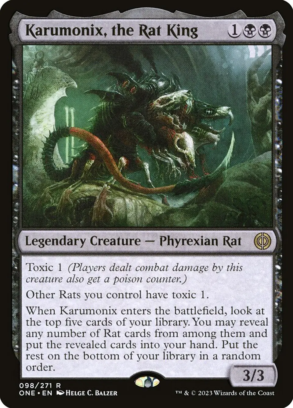 Karumonix, the Rat King (foil) | Inglés | NM | ONE 1