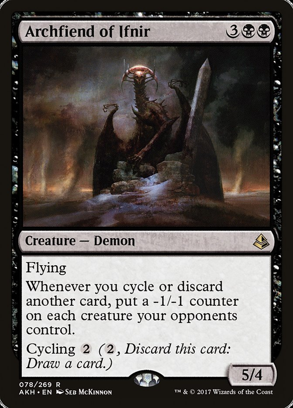 Archfiend of Ifnir (foil) | Inglés | NM | AKH 1