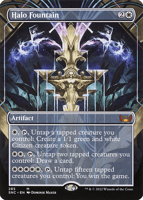 Halo Fountain (Borderless) | Español | NM | SNC