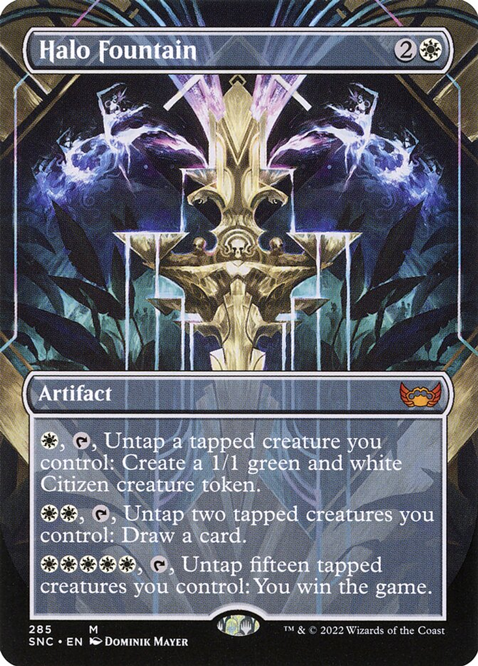 Halo Fountain (Borderless) | Español | NM | SNC 1