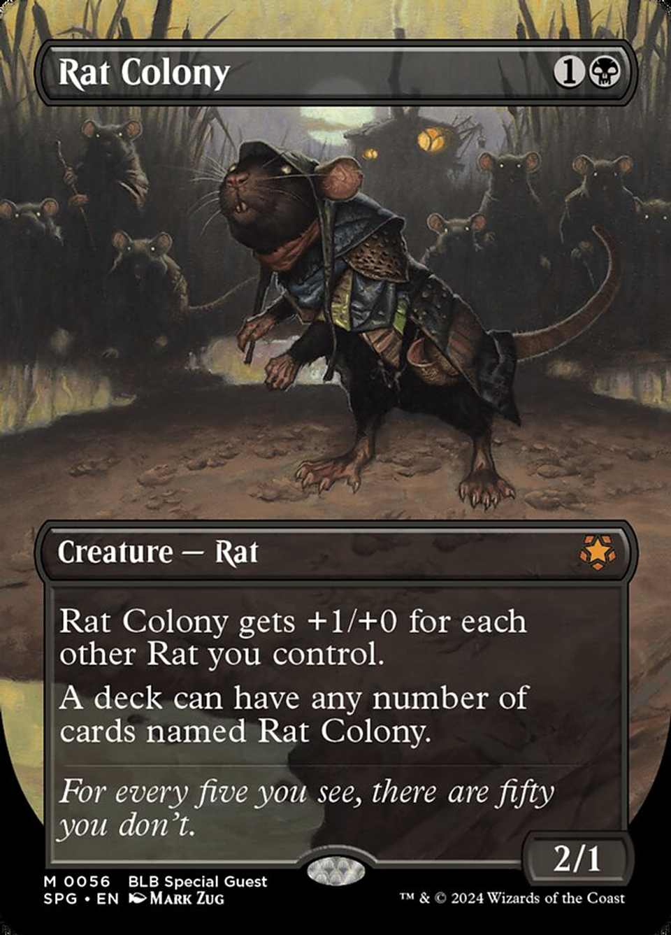 Rat Colony (Borderless) | Inglés | NM | SPG 1