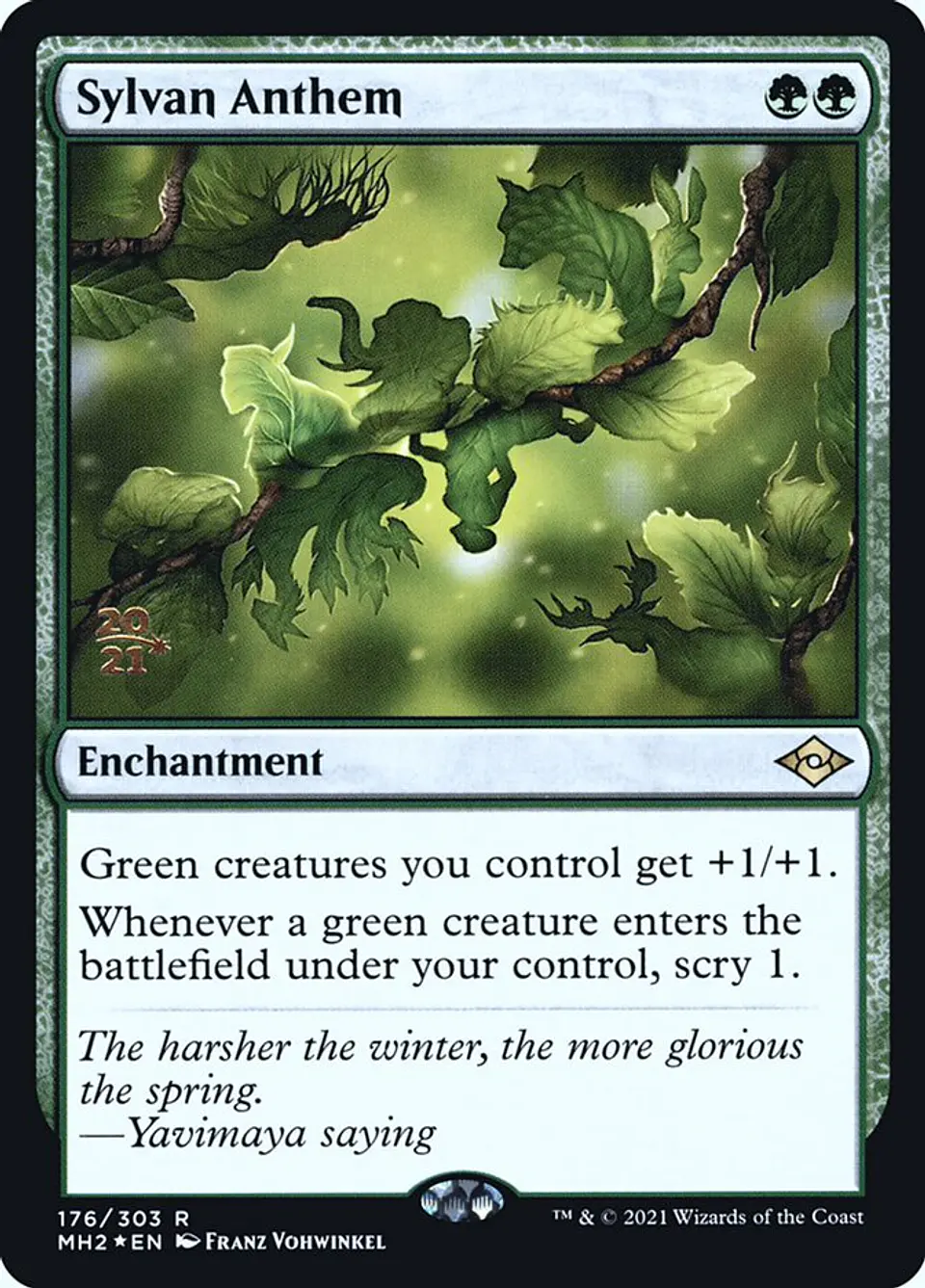 Sylvan Anthem (Launch foil) | Español | NM | PMH2 1