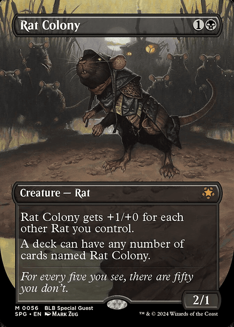 Rat Colony (Borderless) | Español | NM | SPG