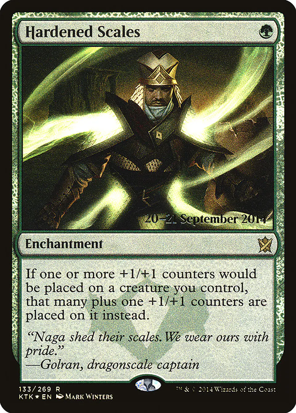 Hardened Scales (Launch foil) | Español | NM | PKTK 1