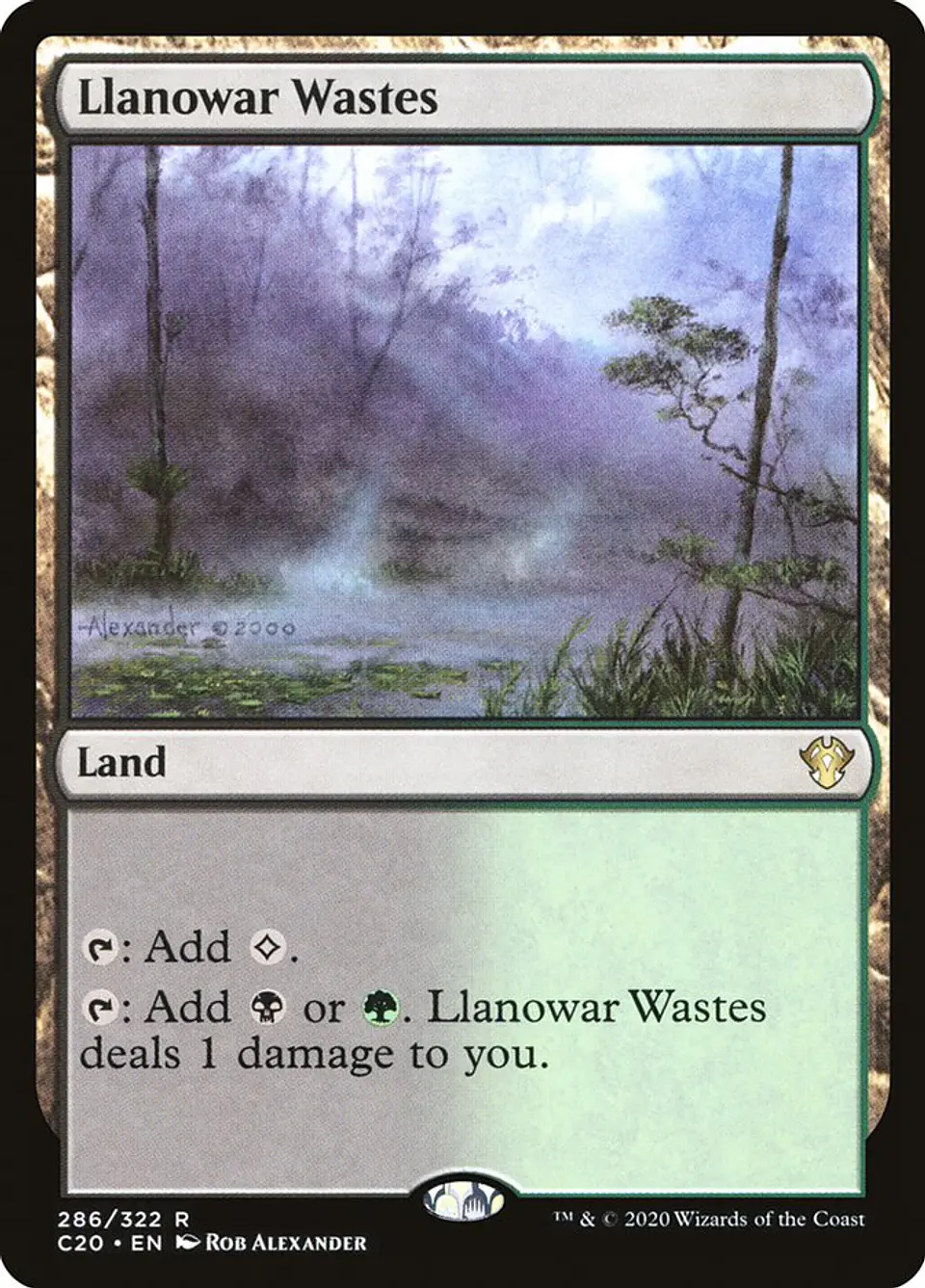 Llanowar Wastes | Inglés | NM | C20 1