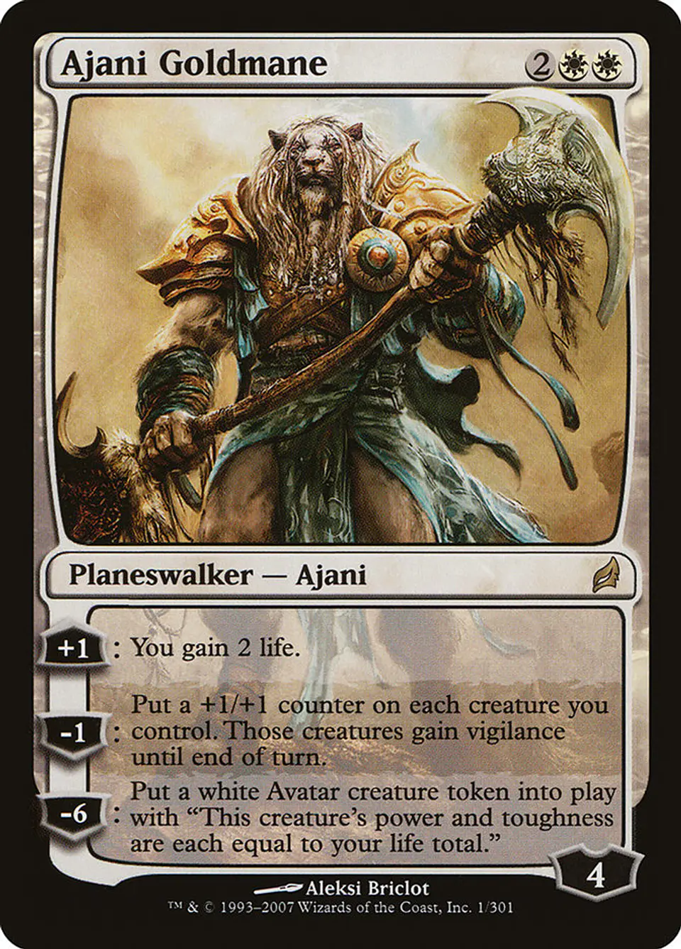 Ajani Goldmane | Español | NM | LRW 1