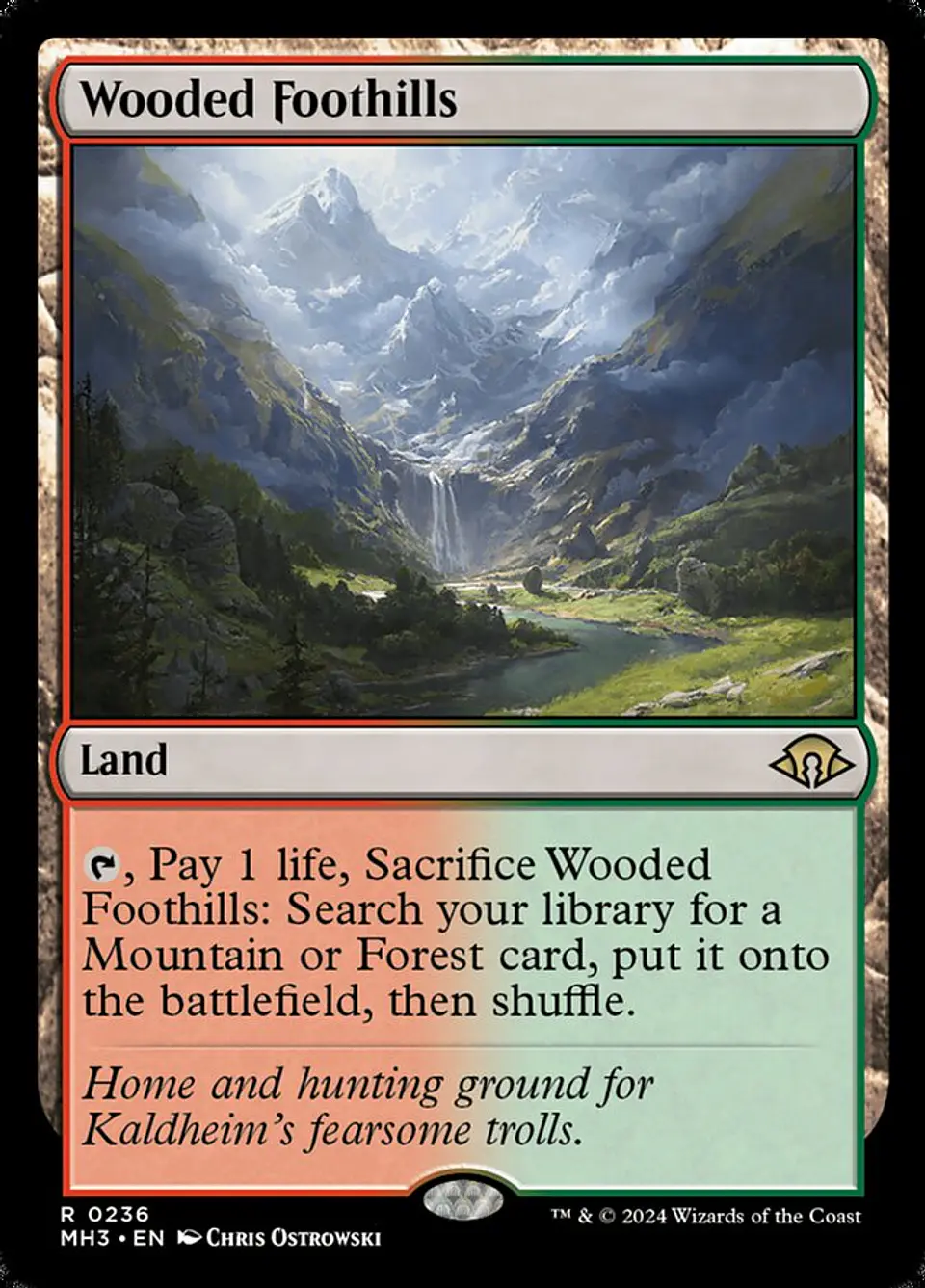 Wooded Foothills | Inglés | NM | MH3 1