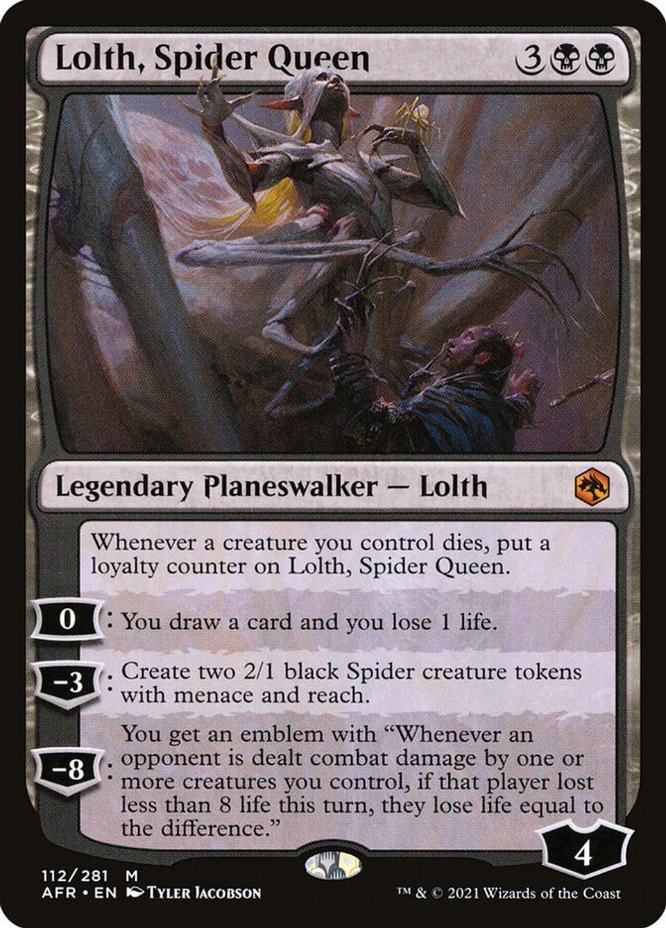 Lolth, Spider Queen (foil) | Inglés | NM | AFR 1