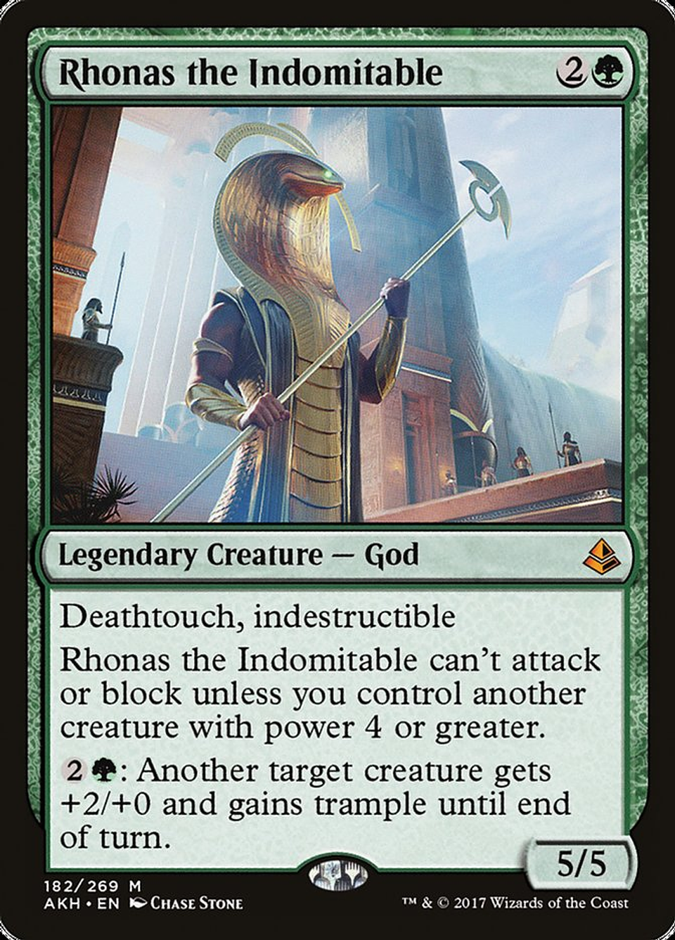 Rhonas the Indomitable | Inglés | NM | AKH 1