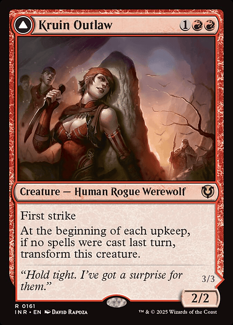 Kruin Outlaw // Terror of Kruin Pass (foil) | Inglés | NM | INR