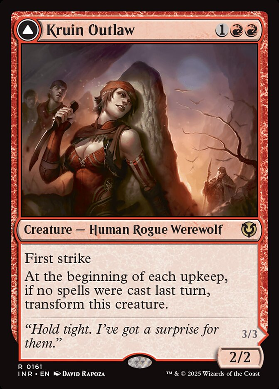 Kruin Outlaw // Terror of Kruin Pass (foil) | Inglés | NM | INR 1