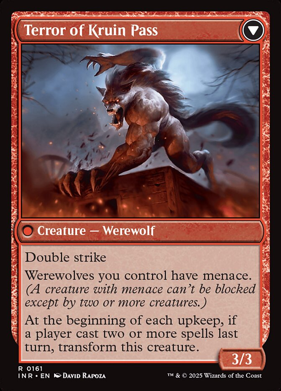 Kruin Outlaw // Terror of Kruin Pass (foil) | Inglés | NM | INR 2