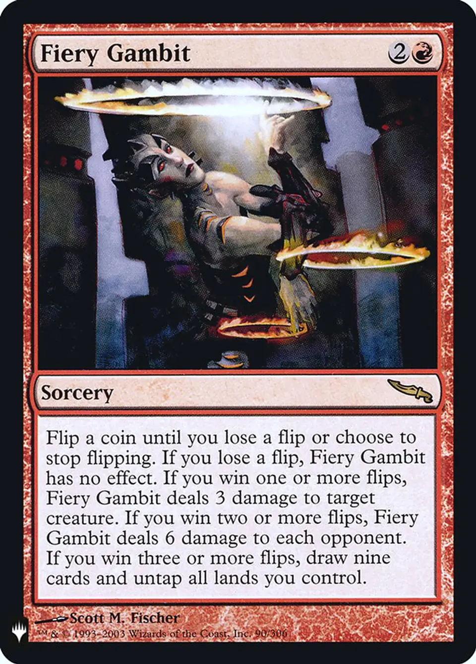 Fiery Gambit (foil) | Inglés | NM | PLST 1