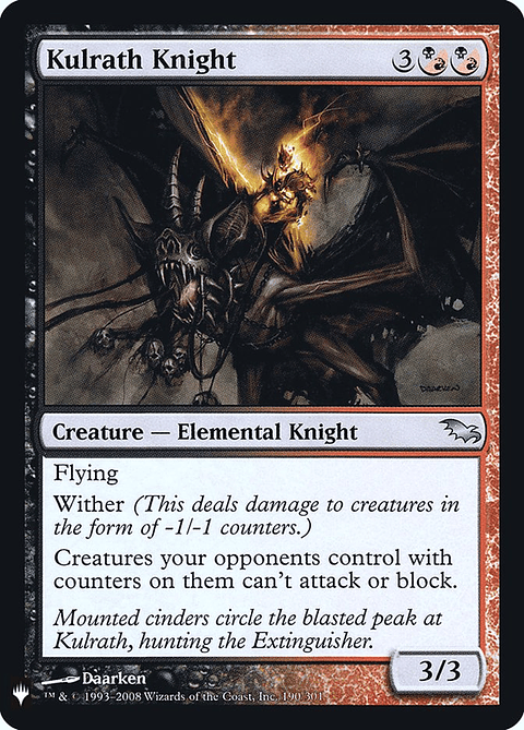Kulrath Knight (foil) | Inglés | NM | PLST