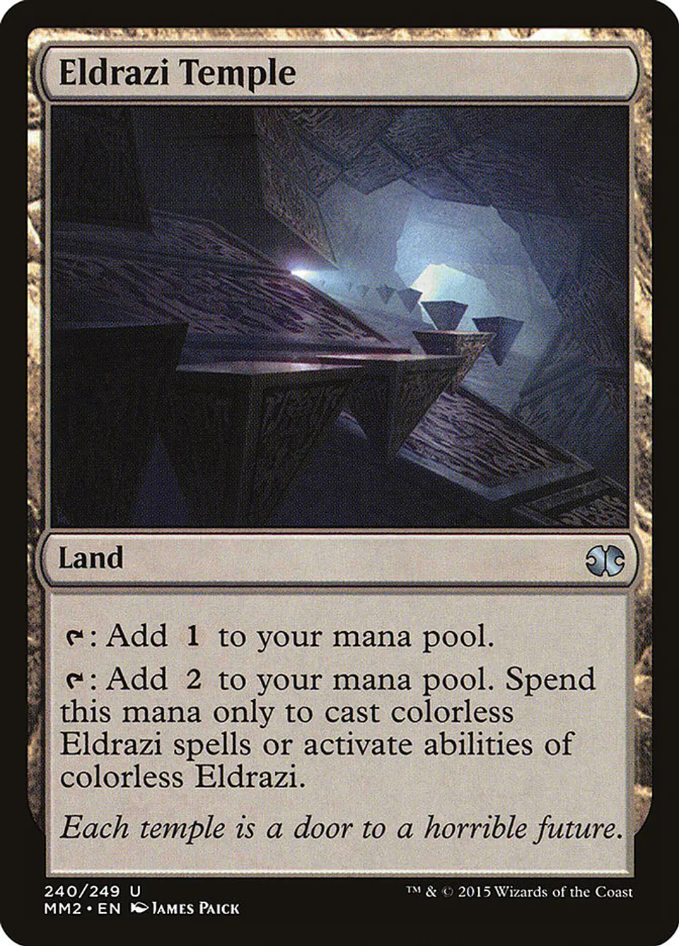 Eldrazi Temple | Inglés | NM | MM2 1