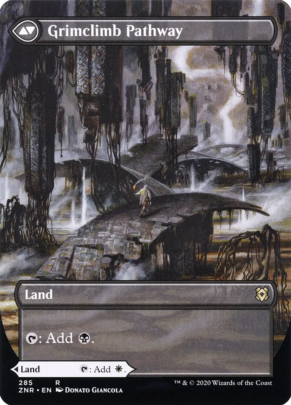 Brightclimb Pathway // Grimclimb Pathway (Borderless) | Inglés | NM | ZNR 2