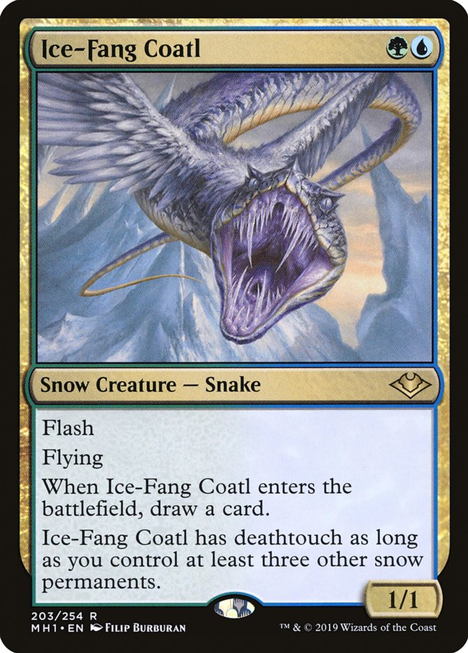 Ice-Fang Coatl | Español | NM | MH1 1