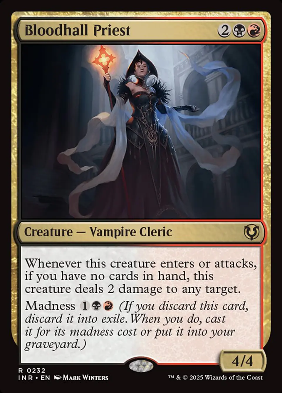 Bloodhall Priest (foil) | Inglés | NM | INR 1