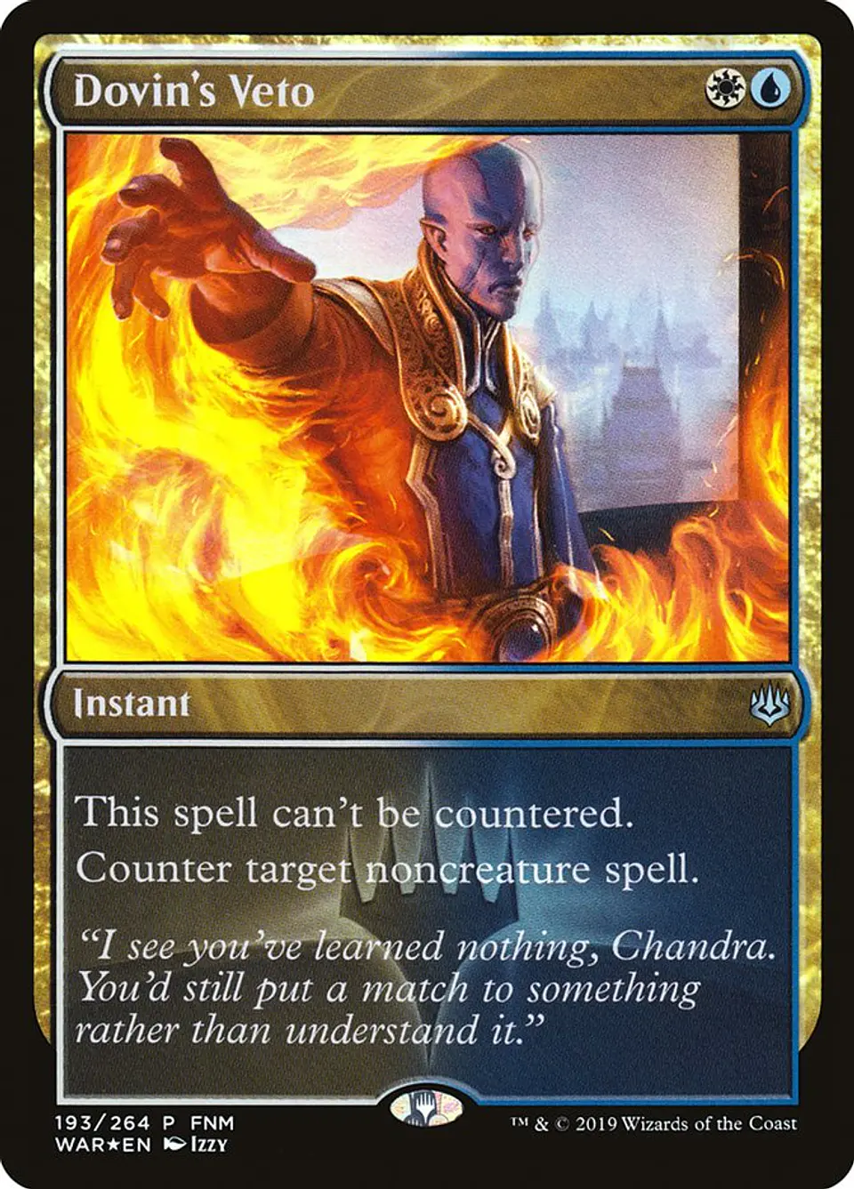 Dovin's Veto (foil) | Español | NM | PWAR 1