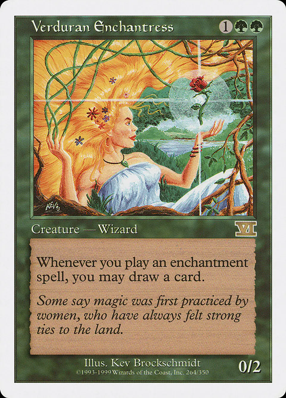 Verduran Enchantress (Retro Frame) | Español | VG | 6ED 1